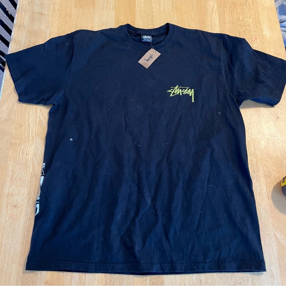 Stussy Black Beat Crazy Tee - Picture 2 of 8